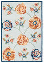 Safavieh Metro 4'-0" x 6'-0" Rug in Blue / Ivory