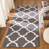 Safavieh Cambridge 2'-6" x 10'-0" Rug in Dark Grey / Ivory