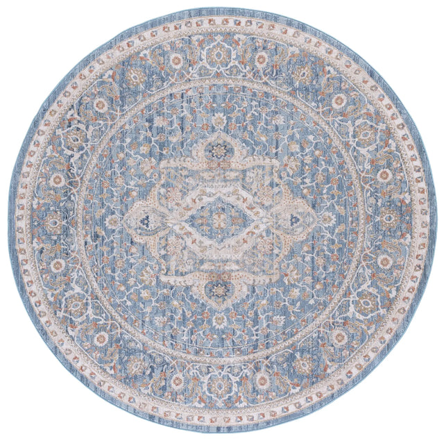 Safavieh Ellwood 6'-5" x 6'-5" Rug in Navy / Beige