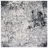Safavieh Tulum 6'-7" x 6'-7" Rug in Ivory / Black