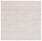 Safavieh Marbella 6'-0" x 6'-0" Rug in Pink / Ivory