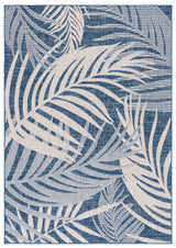 Safavieh Beach House 4'-0" x 6'-0" Rug in Blue / Ivory