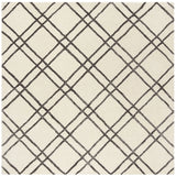 Safavieh Himalaya 6'-0" x 6'-0" Rug in Ivory / Dark Grey