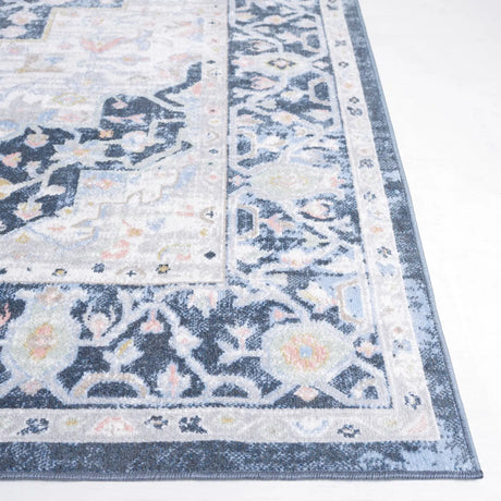 Safavieh Bayside 4'-0" x 6'-0" Rug in Blue / Ivory