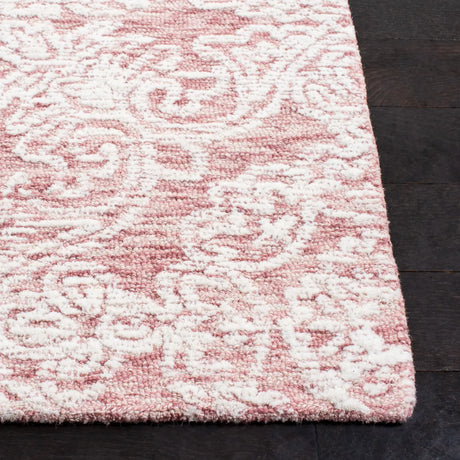 Safavieh Metro 4'-0" x 6'-0" Rug in Dark Pink / Ivory