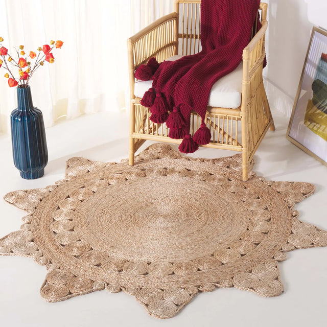 Safavieh Natural Fiber 5'-0" x 5'-0" Rug in Natural