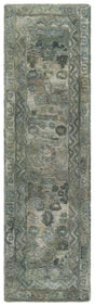 Safavieh Anatolia 2'-3" x 8'-0" Rug in Dark Green / Brown
