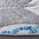 Safavieh Cabana 5'-3" x 5'-3" Rug in Grey / Blue