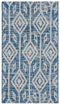 Safavieh Courtyard 2'-0" x 3'-7" Rug in Navy / Grey