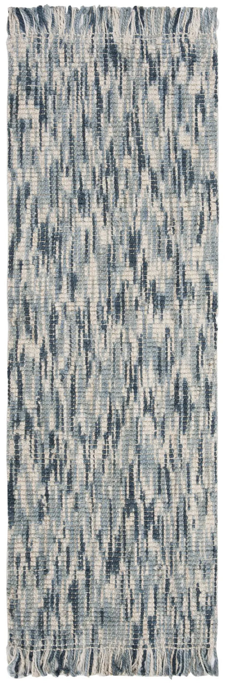 Safavieh Natural Fiber 2'-6" x 8'-0" Rug in Blue / Ivory