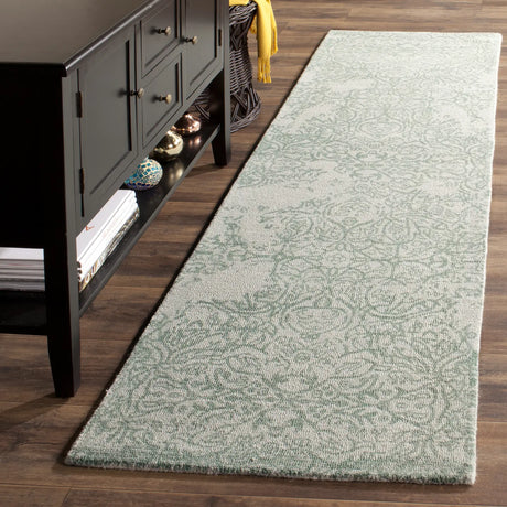 Safavieh Restoration Vintage 2'-3" x 8'-0" Rug in Grey / Turquoise
