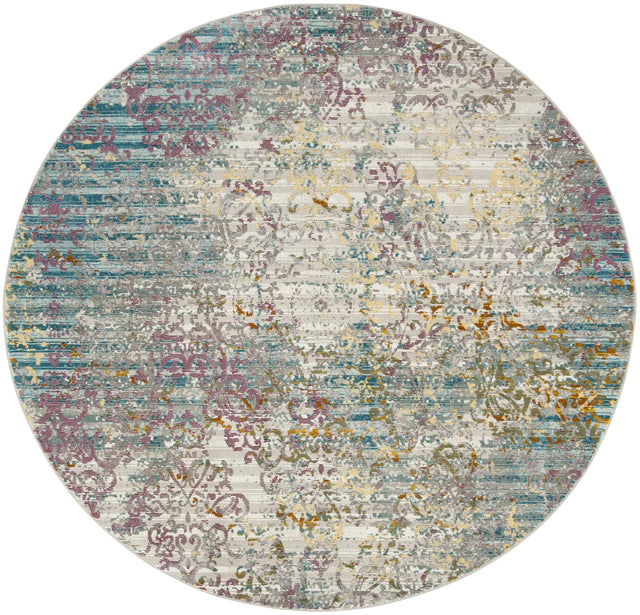 Safavieh Aria 6'-5" x 6'-5" Rug in Cream / Multi