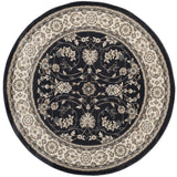 Safavieh Lyndhurst 7'-0" x 7'-0" Rug in Anthracite / Cream