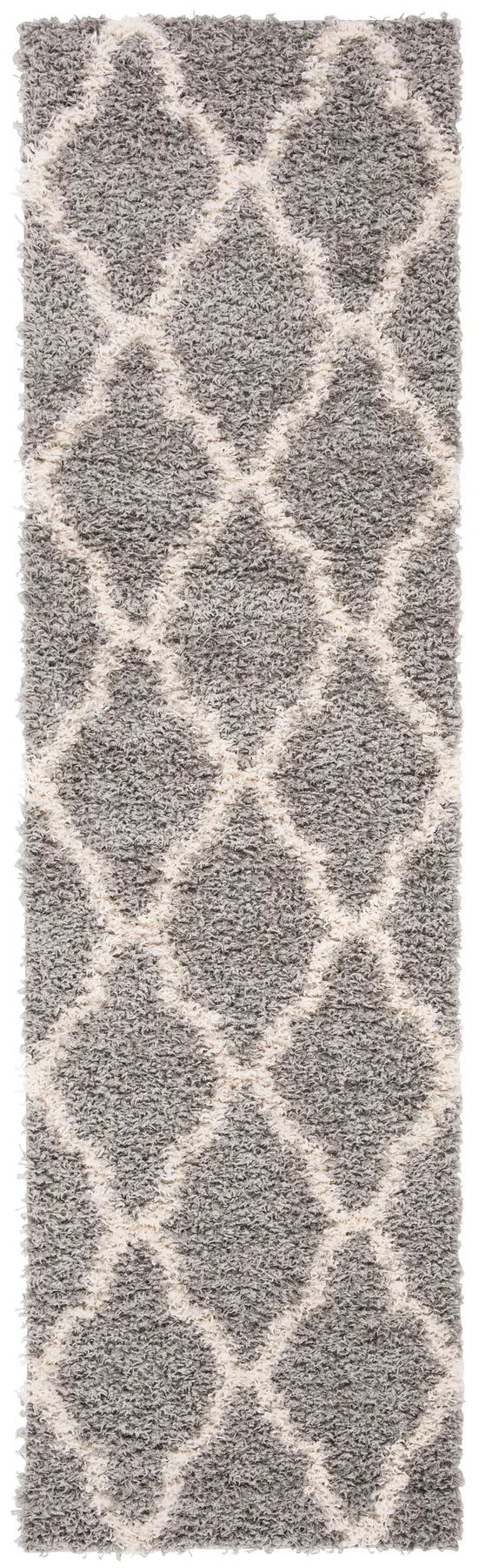 Safavieh Sgd-Dallas Shag 2'-3" x 10'-0" Rug in Grey / Ivory