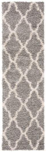 Safavieh Sgd-Dallas Shag 2'-3" x 10'-0" Rug in Grey / Ivory