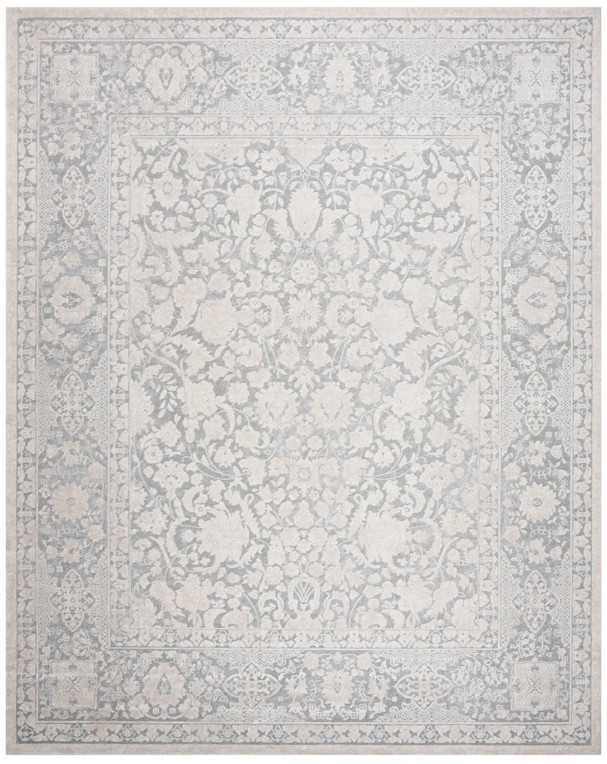 Safavieh Reflection 10'-0" x 14'-0" Rug in Light Grey / Cream