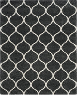 Safavieh Hudson Shag 10'-0" x 14'-0" Rug in Dark Grey / Ivory