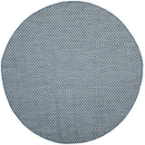 Safavieh Courtyard 10'-0" x 10'-0" Rug in Blue / Light Grey