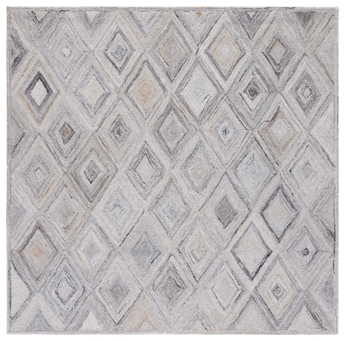 Safavieh Metro 6'-0" x 6'-0" Rug in Grey / Light Brown