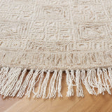 Safavieh Ikat 6'-0" x 6'-0" Rug in Ivory / Sage