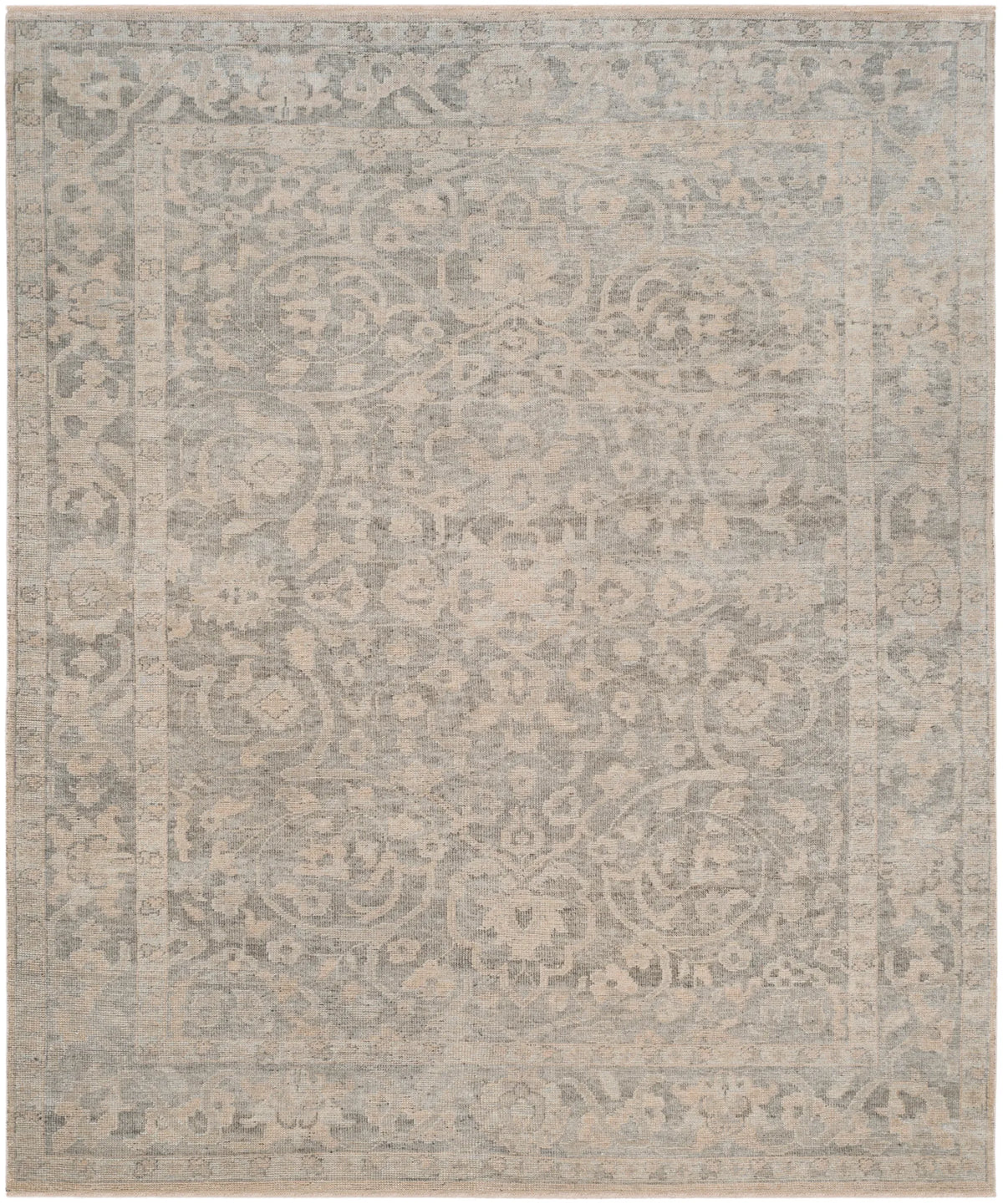 Safavieh Izmir 10'-0" x 14'-0" Rug in Light Grey / Light Mint