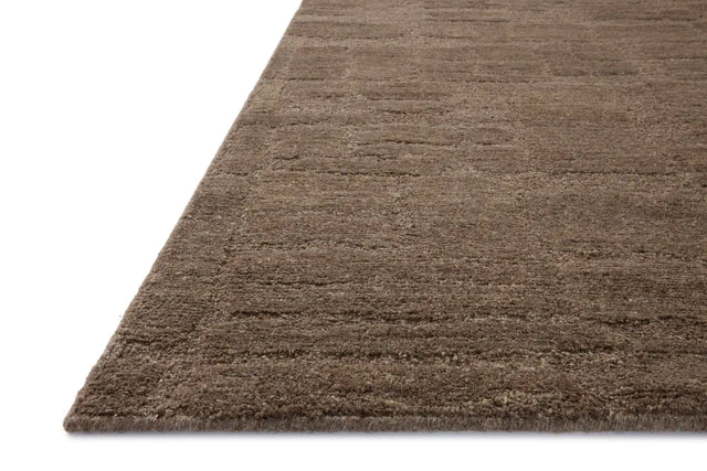 Loloi Hartley HRT-04 Brown / Mocha Rug - rug corner