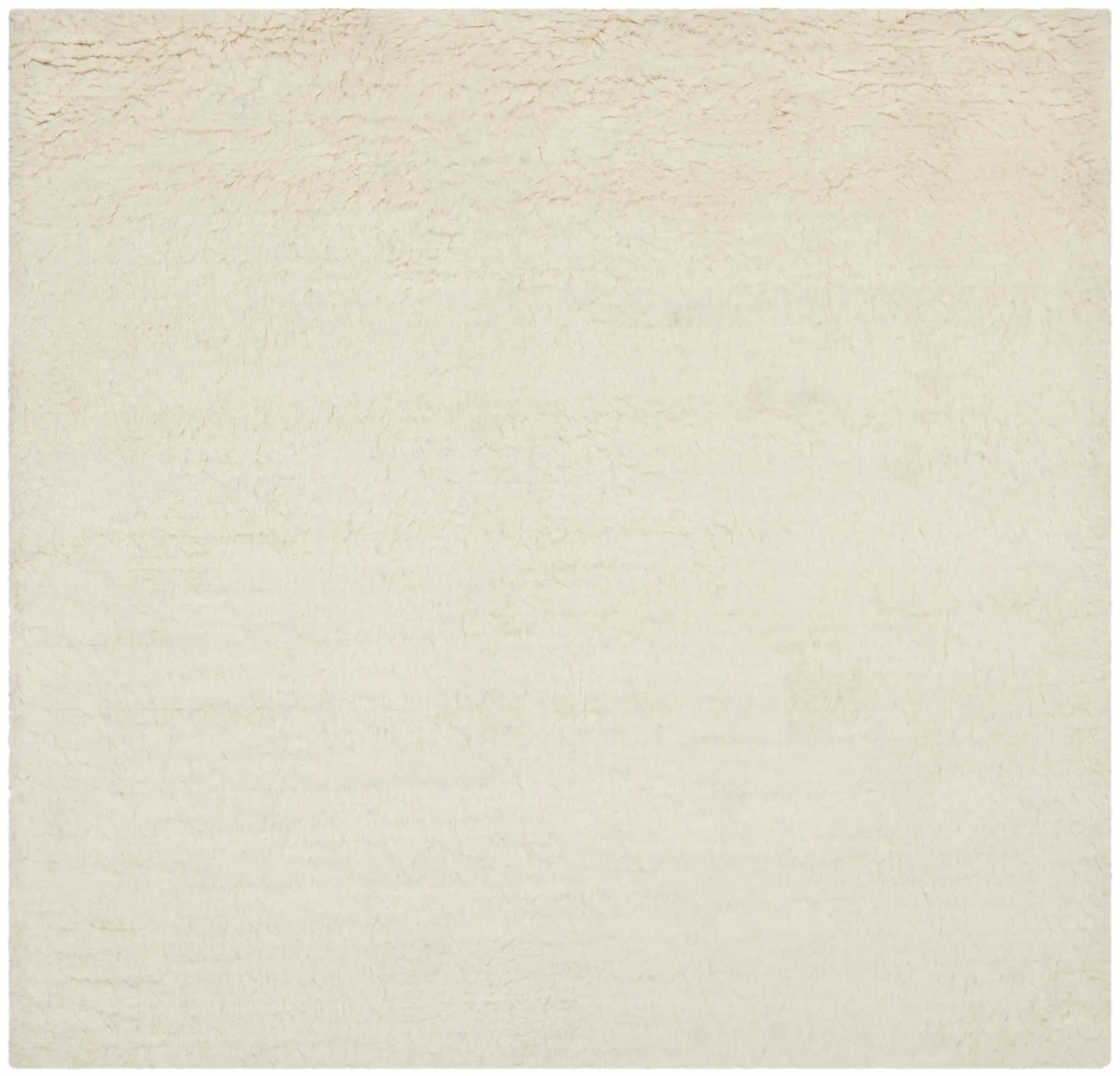 Safavieh Flokati 6'-0" x 6'-0" Rug in Ivory