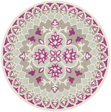 Safavieh Bellagio 5'-0" x 5'-0" Rug in Grey / Ivory