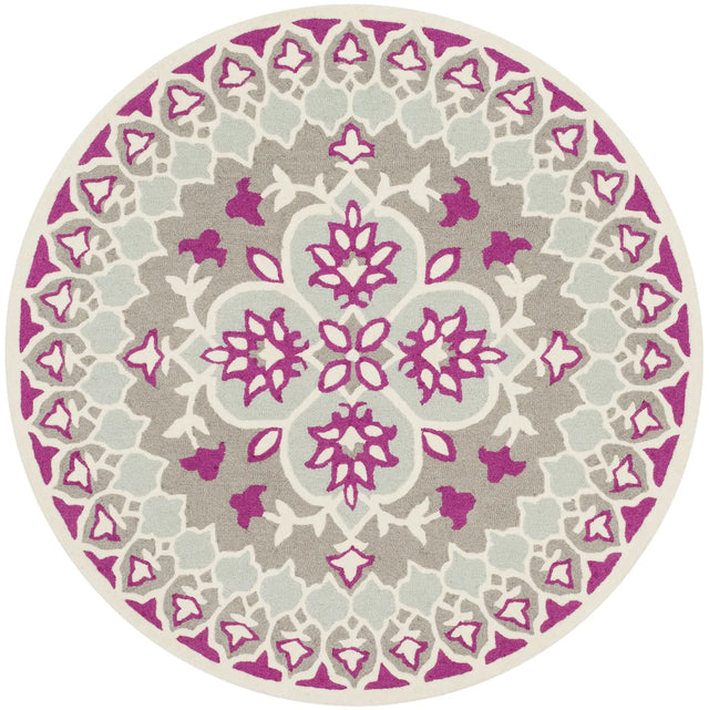 Safavieh Bellagio 5'-0" x 5'-0" Rug in Grey / Ivory