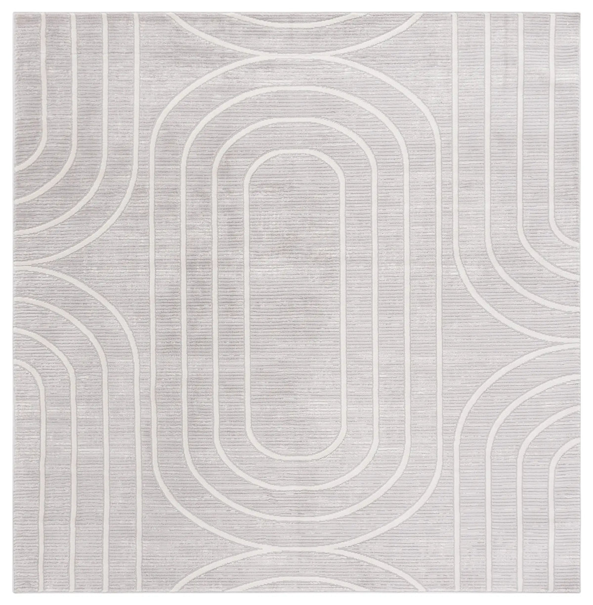 Safavieh Archway 6'-7" x 6'-7" Rug in Grey / Light Grey