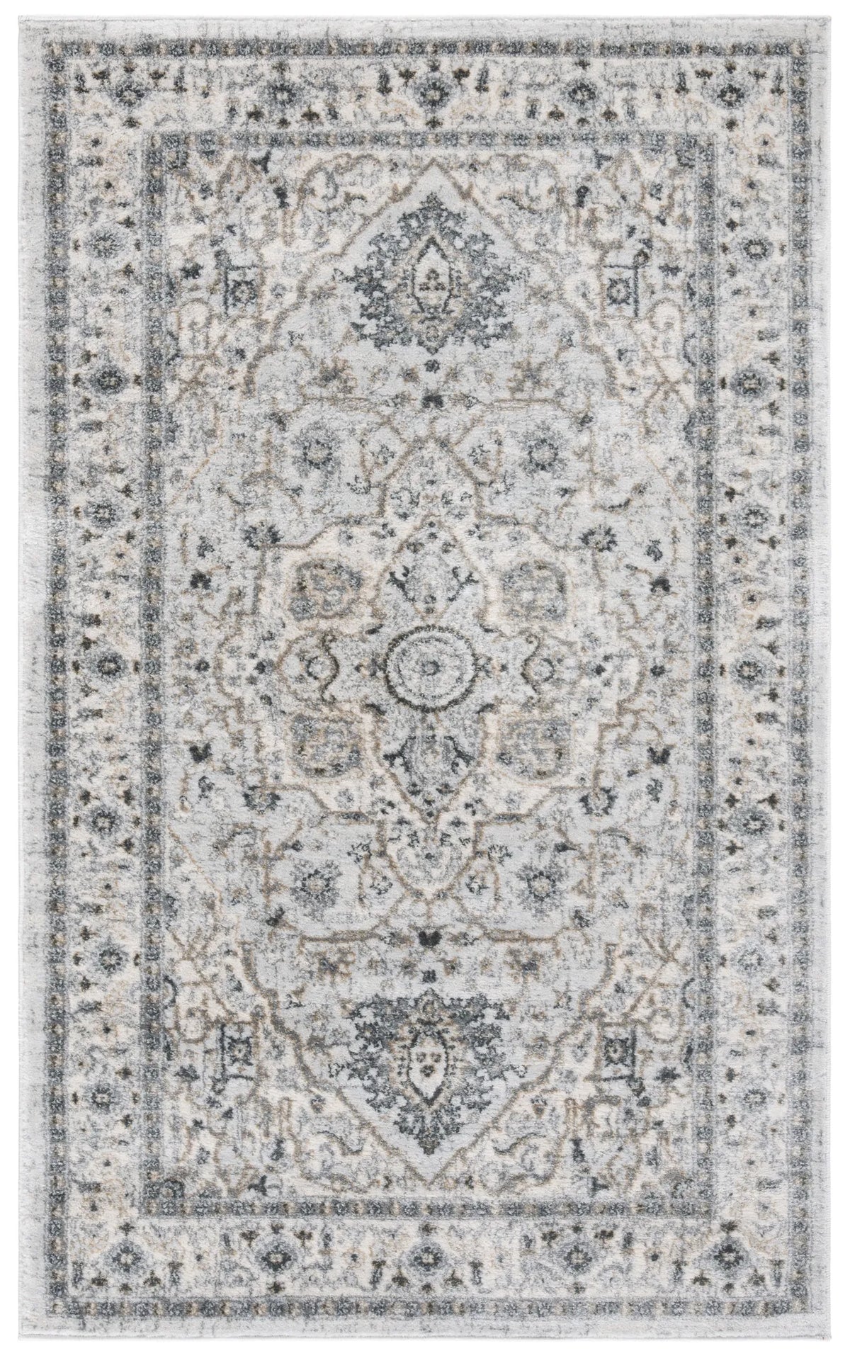 Safavieh Isabella 3'-0" x 5'-0" Rug in Light Grey / Grey