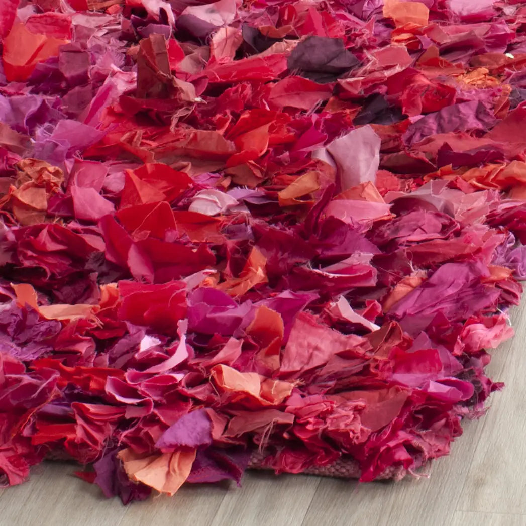 Safavieh Rio Shag 2'-3" x 11'-0" Rug in Fuchsia / Multi