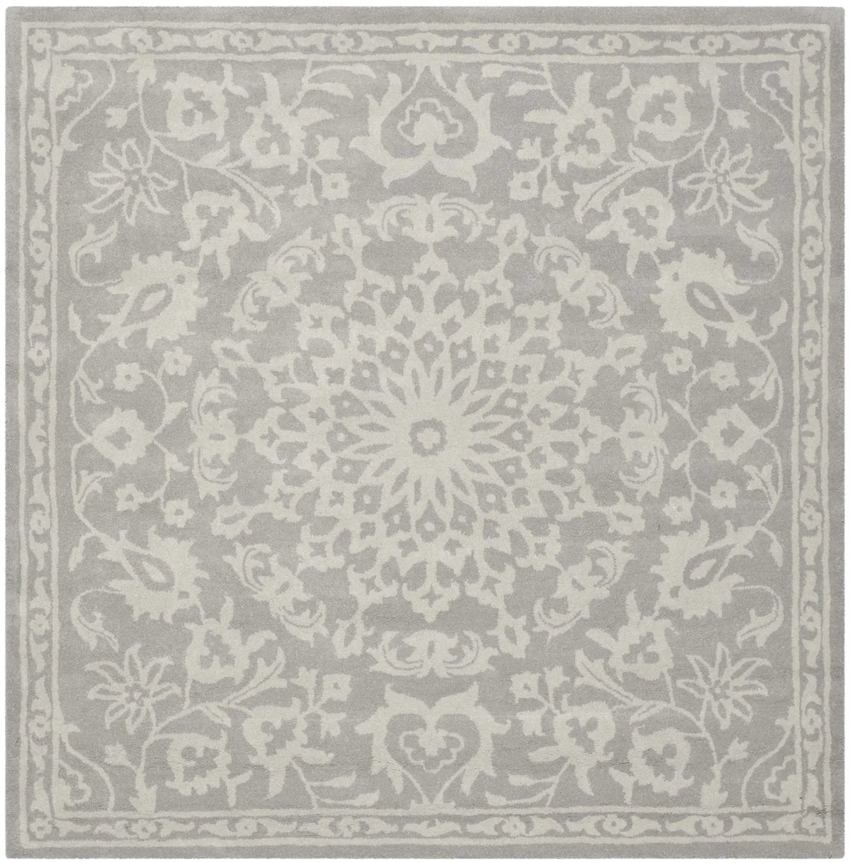 Safavieh Bella 6'-0" x 6'-0" Rug in Grey / Silver