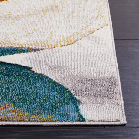 Safavieh Art Studio 4'-0" x 6'-0" Rug in Ivory / Rust