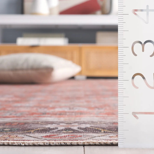 Safavieh Arizona 4'-0" x 6'-0" Rug in Rust / Olive