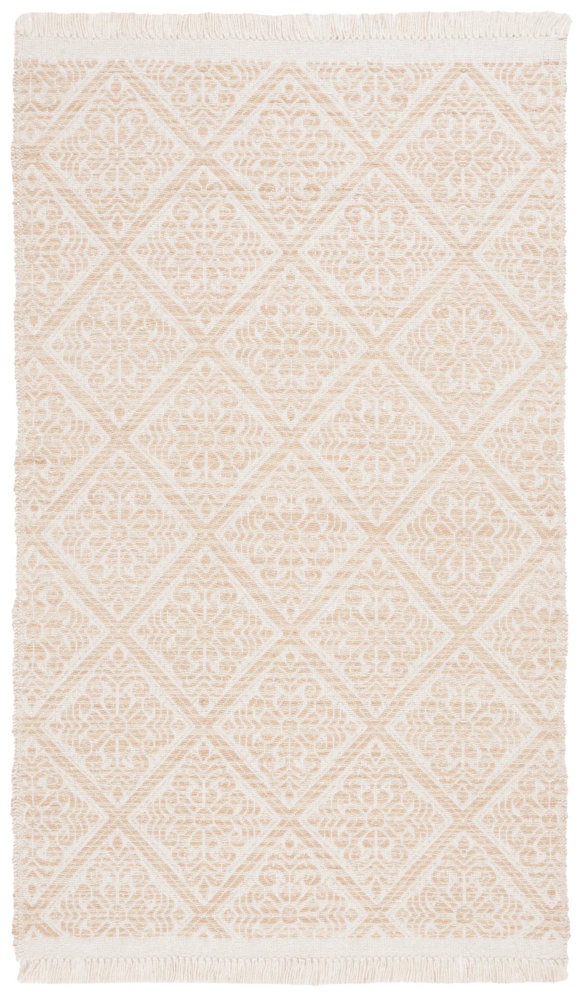Safavieh Kilim 4'-0" x 6'-0" Rug in Gold / Ivory