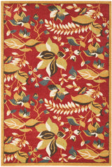 Safavieh Newbury 5'-1" x 7'-6" Rug in Red / Gold