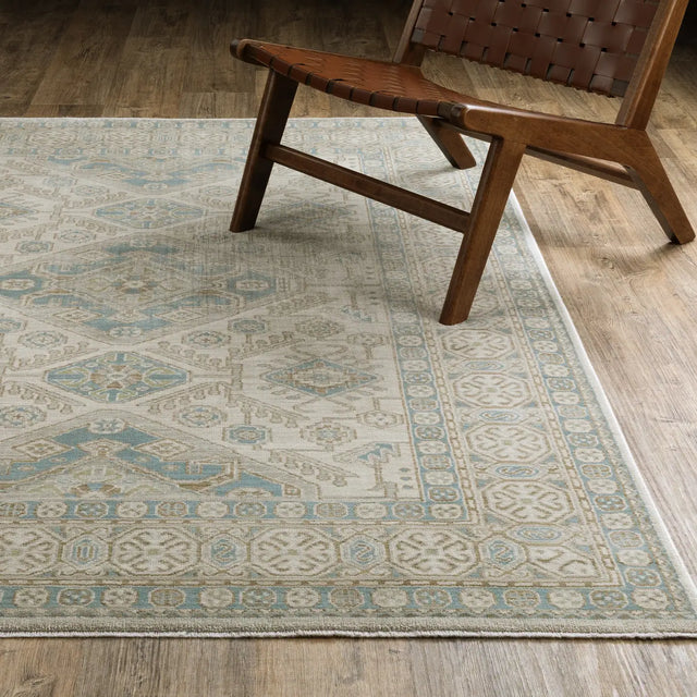 Oriental Weavers Sphinx Maeve MAE05 Blue Rugs - angle/detail