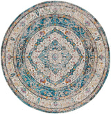 Safavieh Aria 6'-5" x 6'-5" Rug in Creme / Red
