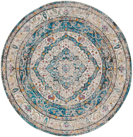 Safavieh Aria 6'-5" x 6'-5" Rug in Creme / Red
