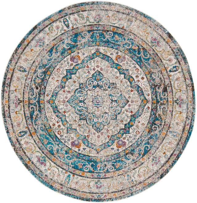 Safavieh Aria 6'-5" x 6'-5" Rug in Creme / Red