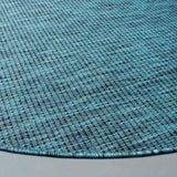 Safavieh Courtyard 6'-7" x 6'-7" Rug in Grey / Aqua