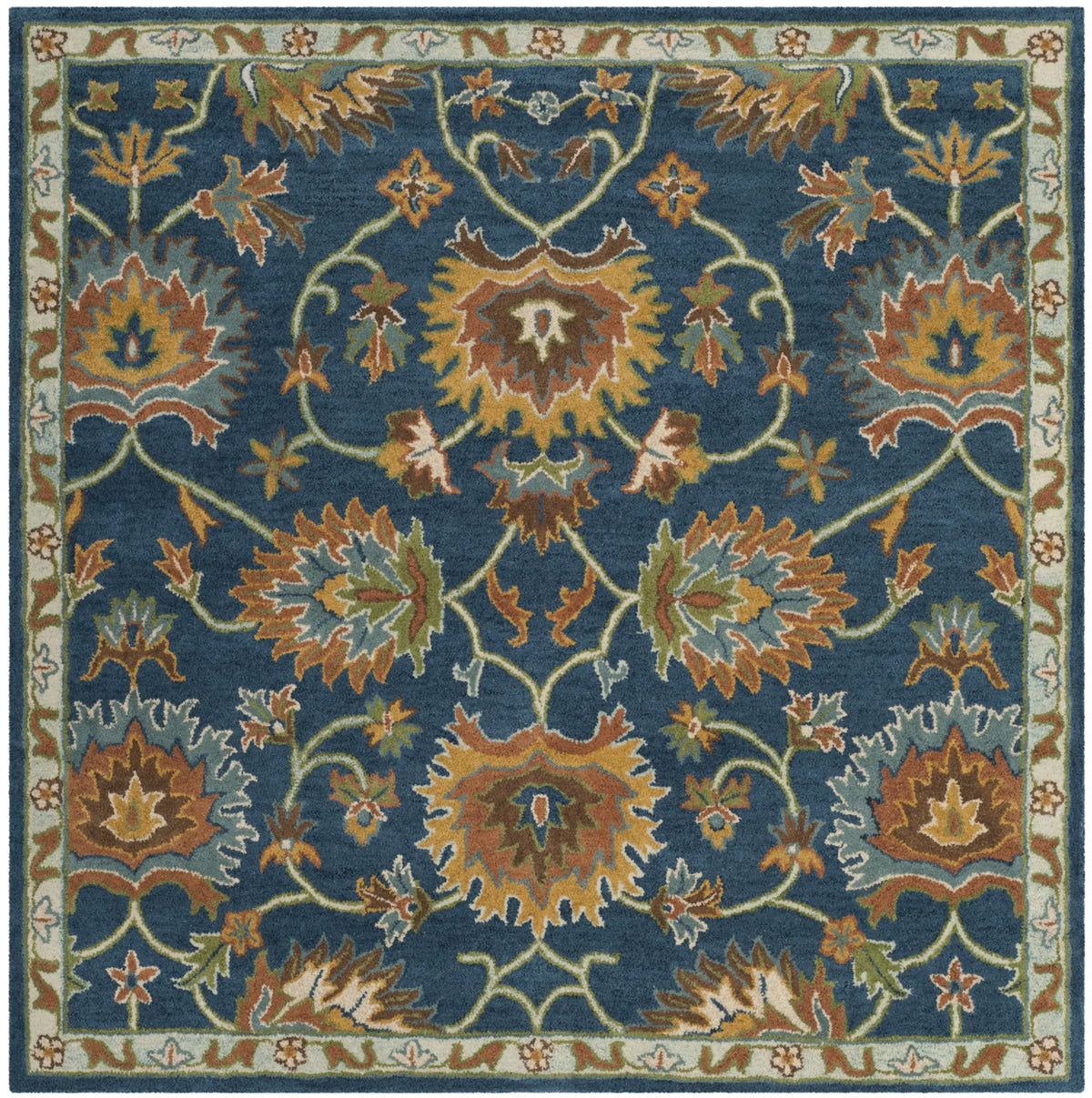 Safavieh Heritage 6'-0" x 6'-0" Rug in Navy