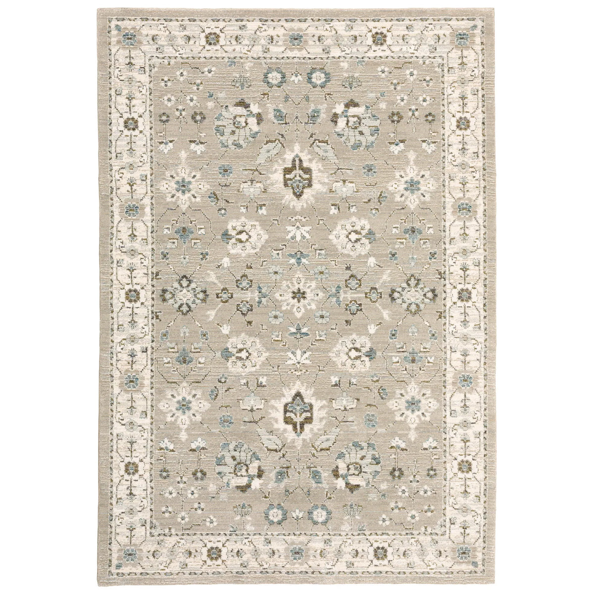 Oriental Weavers Sphinx Andorra 8930L Beige / Ivory Rugs - main flat