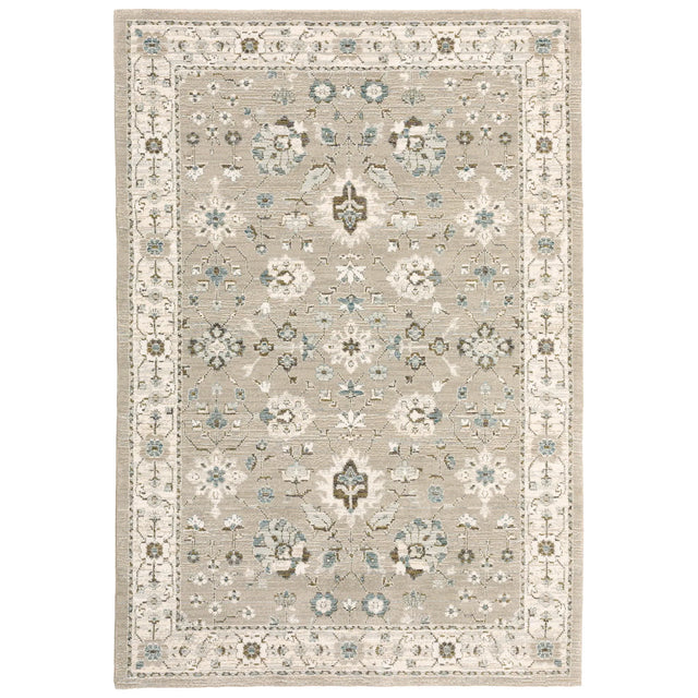 Oriental Weavers Sphinx Andorra 8930L Beige / Ivory Rugs - main flat