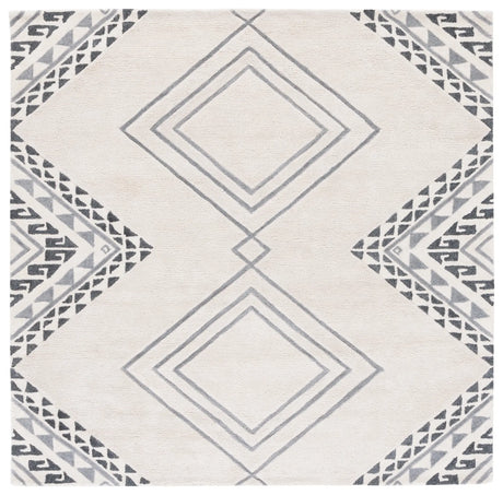 Safavieh Casablanca 7'-0" x 7'-0" Rug in Ivory / Grey