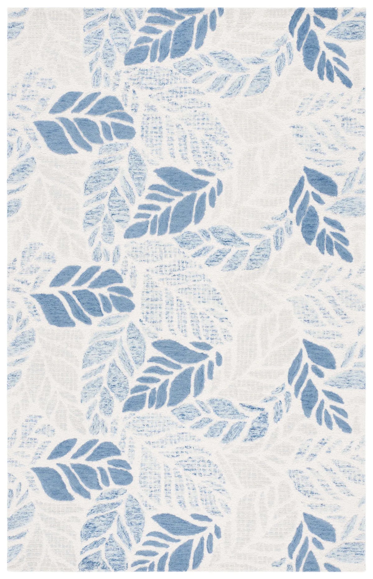 Safavieh Martha Stewart 300 4'-0" x 6'-0" Rug in Ivory / Blue