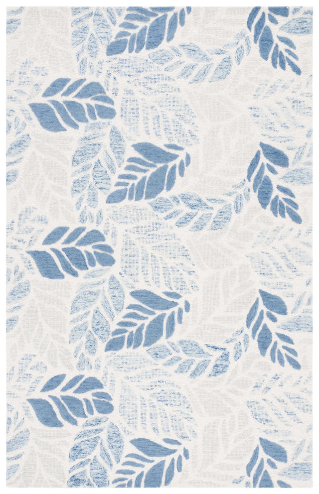 Safavieh Martha Stewart 300 4'-0" x 6'-0" Rug in Ivory / Blue