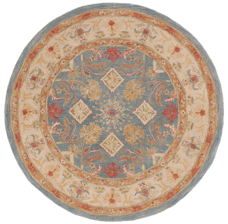 Safavieh Anatolia 6'-0" x 6'-0" Rug in Light Blue / Ivory