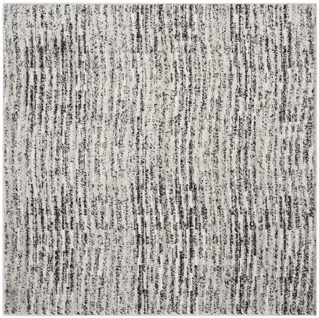Safavieh Adirondack 6'-0" x 6'-0" Rug in Black / Silver